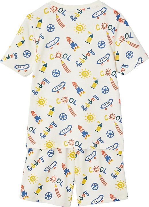 Image du produit Vertbaudet 2er-Pack Jungen Sommer-Schlafanzüge COOL mit Recycling-Baumwolle (140)