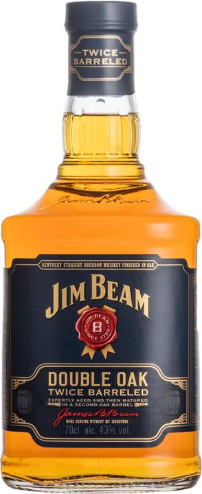 Actual product image Jim Beam double oak (Bourbon, 1 x 70 cl)