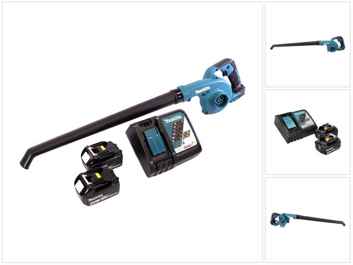 Produktbild Makita DUB 186 RM Akku Gebläse Laubbläser 18 V + 2x Akku 4,0 Ah + Ladegerät (Akkubetrieb, Laubbläser)