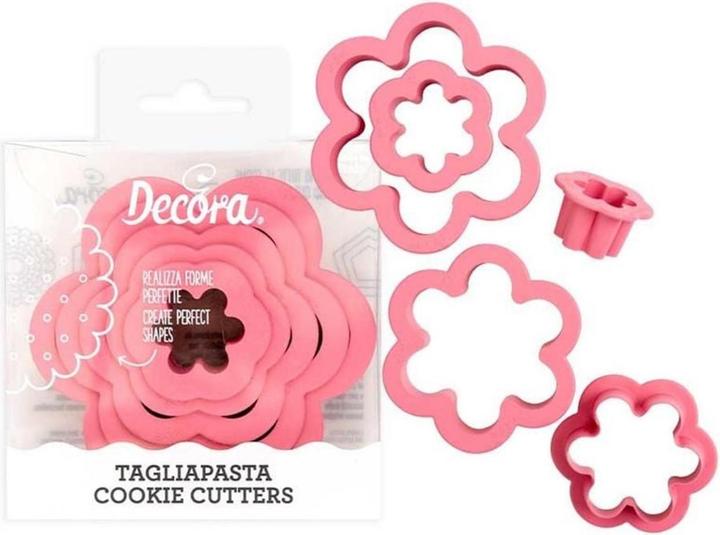 Image du produit Decora Set d'emporte-pièces pour biscuits, 6 pièces, fleur