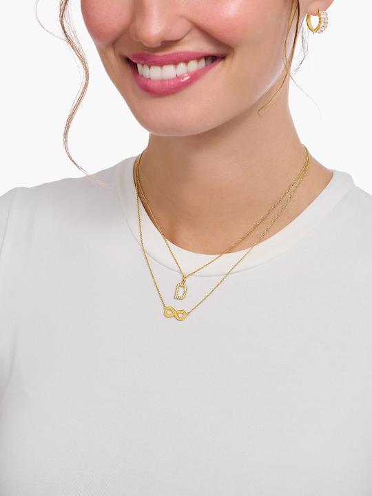 Produktbild Thomas Sabo Kette mit Buchstaben-Anhänger D vergoldet (925er Silber, 38 - 45 cm)