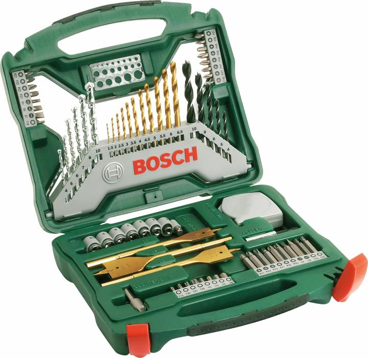 Produktbild Bosch Zubehör X-Line-Titanium Bohrer- und Schrauber-Set, 70-teilig (1.5 mm, 2 mm, 2.5 mm, 3 mm, 5.5 mm, 6 mm, 8.5 mm, 9 mm, 3.5 mm, 4 mm, 4.5 mm, 5 mm, 9.5 mm, 10 mm, 6.5 mm, 7 mm, 7.5 mm, 8 mm)