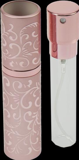 Produktbild Taschenzerstäuber, Pink, eindrehbarer Zerstäuberkopf, Blumendekor, für 8 ml (8 ml)