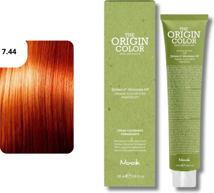 Image du produit Nook Coloration des cheveux Origin Color (7.44 Cuivre intense blond)