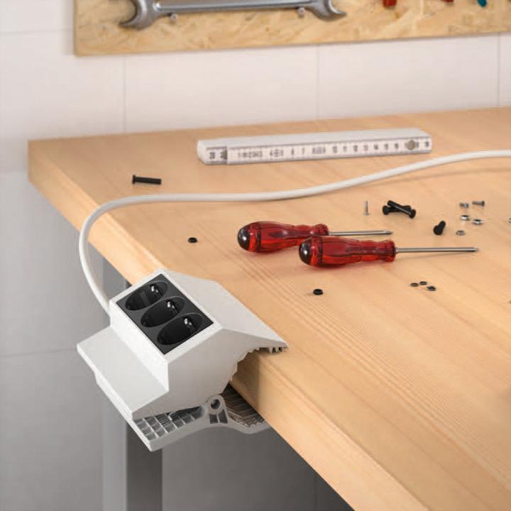Actual product image Bachmann Power strip (3 x, CEE 7/3, 3 m)
