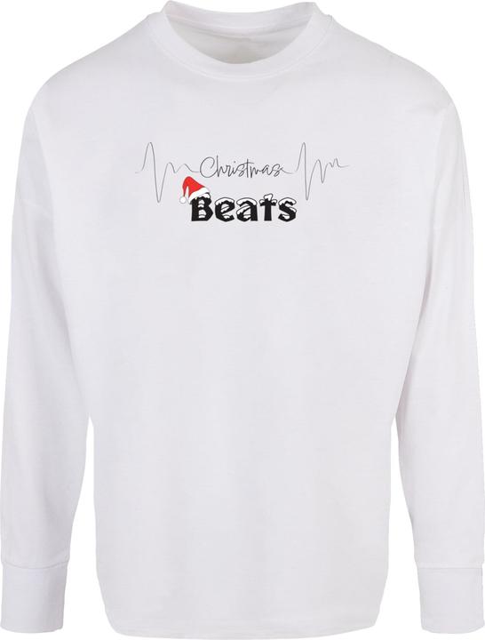 Actual product image Merchcode Christmas beats Oversized Cut On Sleeve Longsleeve - 116915 (M)