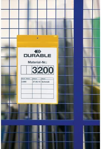 Immagine prodotto Durable Buste per cartellini magnetica in neodimio (A4, Attraverso)