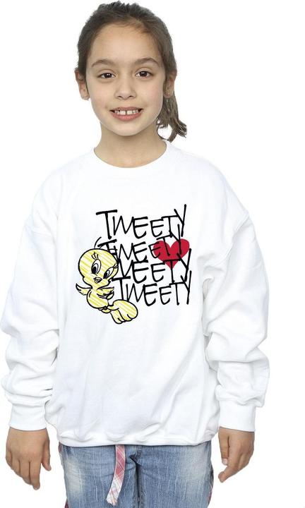 Immagine prodotto Looney Tunes Tweety Love Heart Felpa Ragazze (128)