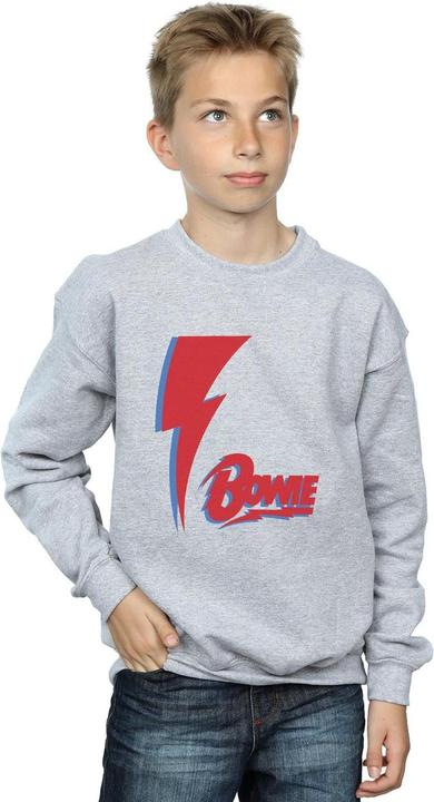 Produktbild David Bowie Red Bolt Sweatshirt Jungen (152, 158)