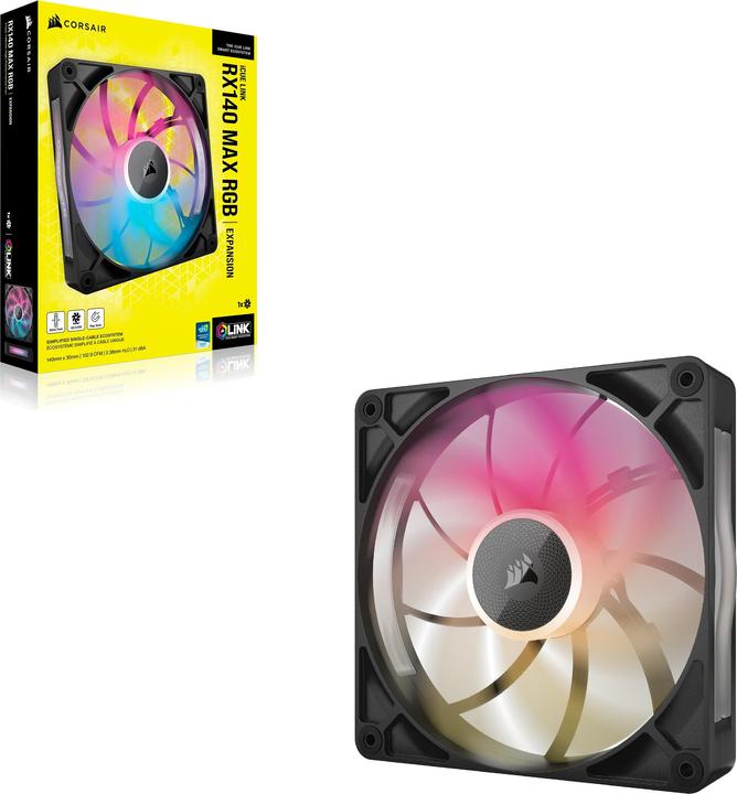 Produktbild Corsair iCUE Link RX140 MAX RGB (140 mm, 1 x)