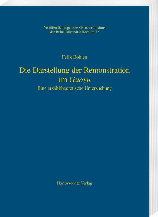 Produktbild Bohlen:Die Darstellung der Remonstratio (Deutsch, Felix Bohlen, 2023)