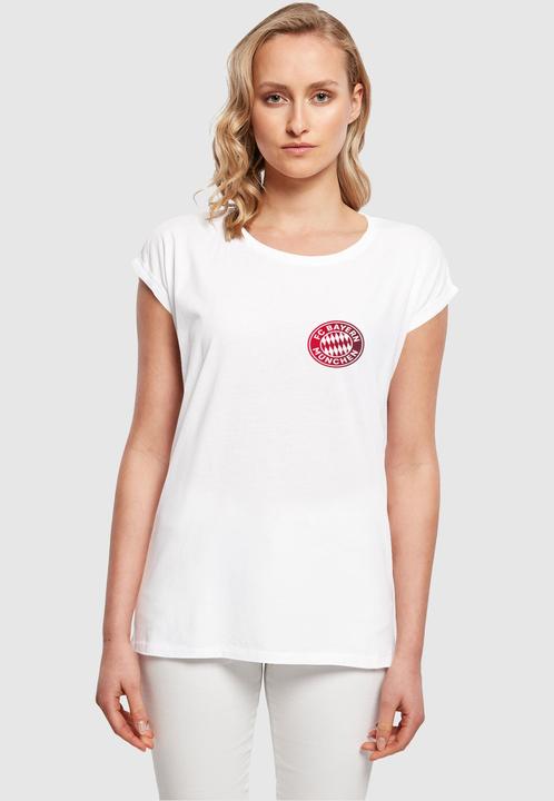 Actual product image FC Bayern München Ladies Mia San Mia V GR Extended Shoulder Tee - 115543 (XL)