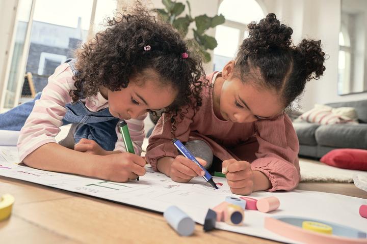 Immagine prodotto STABILO Trio Scribbi Pennarello triangolare a molla (Verde, 1 x)