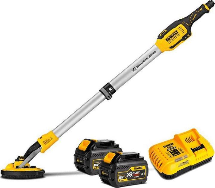 Actual product image DeWalt wall sander 18V 2x6Ah (Long-neck sander)