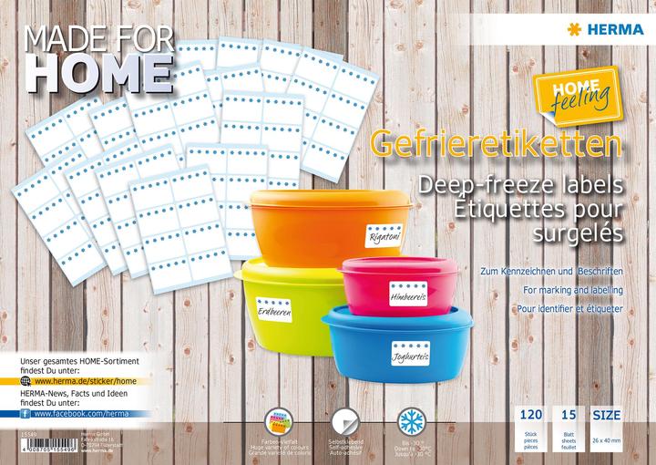Produktbild HERMA Gefrieretiketten