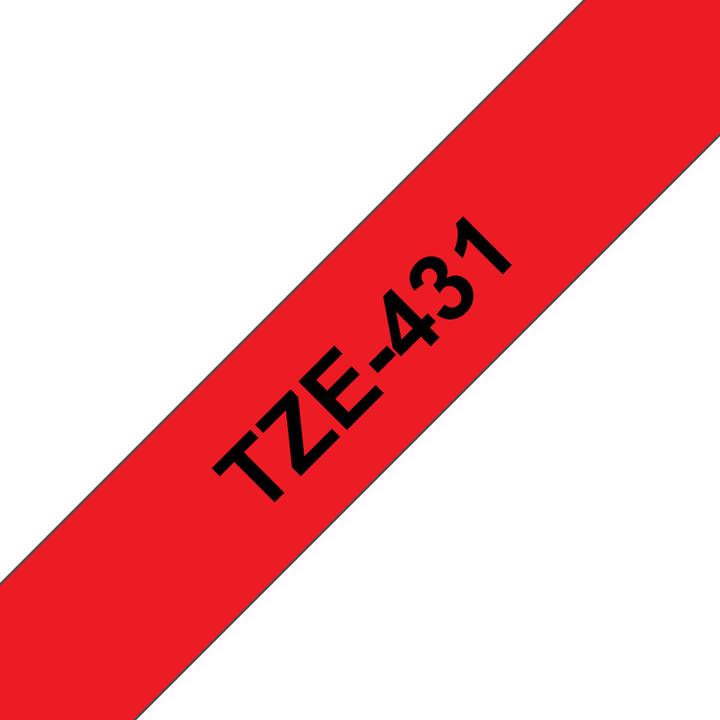 Produktbild Brother Tze-431 (1.20 cm, Rot)