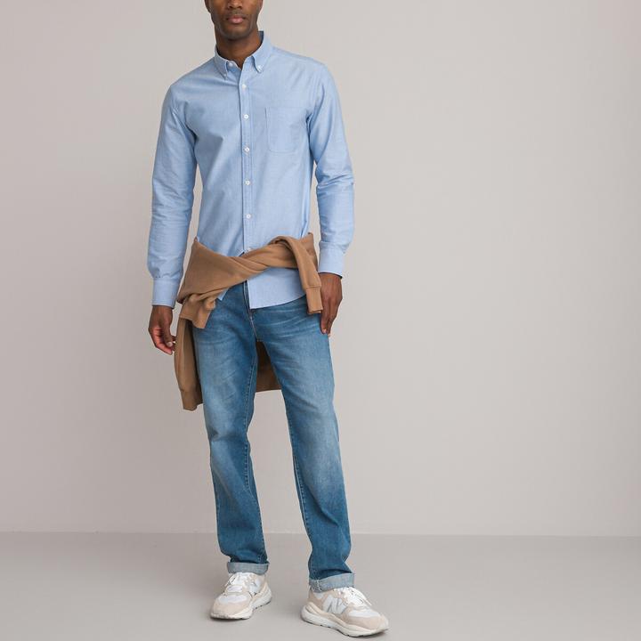 Image du produit La Redoute Collections Chemise oxford avec col boutonné (XXL)