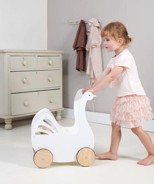 Image du produit Tender Leaf Toys Poussette de poupée Cygne
