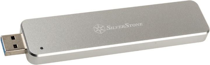 Actual product image Silverstone SST ext. M.2 housing SST-MS09S (M.2 2280, M.2 2260)