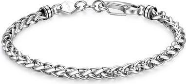 Actual product image Sagapo S'Agapo Ripple Srp24 Steel Bracelet For Men
