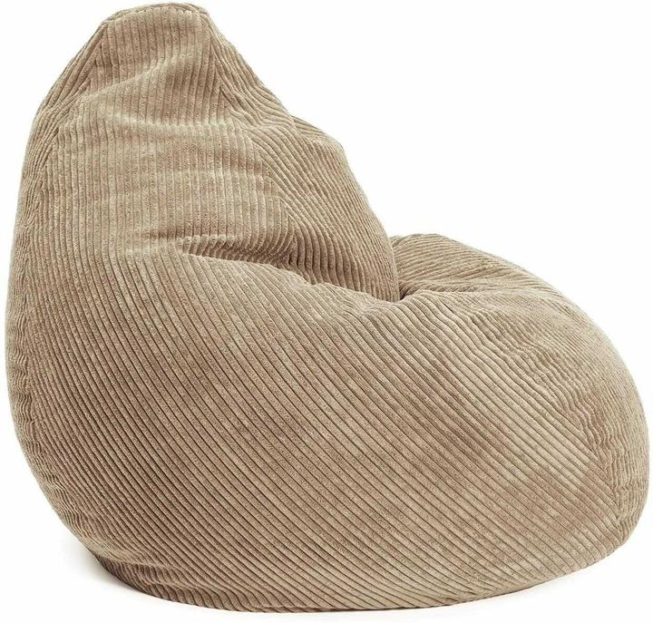 Immagine prodotto Lumaland Beanbag Giant Cord 400 L, beige, profondità: 30