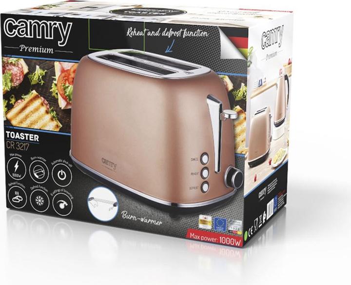 Produktbild Camry Toaster für 2 Scheiben 1000W