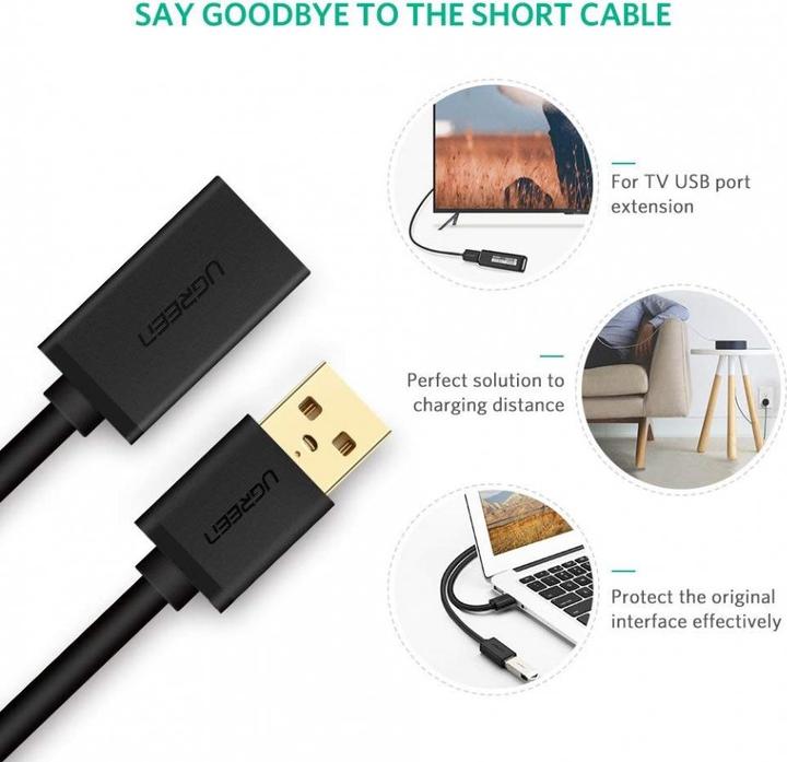 Actual product image Ugreen USB A—Usb A (1 m, USB 3.0)