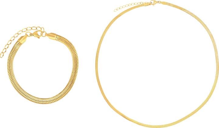 Actual product image Heideman Set Dean gold-coloured (100% stainless steel)