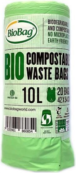 Actual product image Biobag International Bio- Und Mischmüllbeutel (20 x, 10 l)