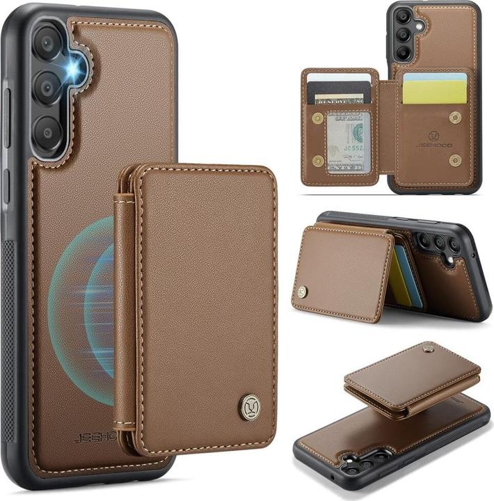 Image du produit Cover-Discount Galaxy A55 - Coque arrière 2 en 1 avec étui pour carte de crédit (Samsung Galaxy A55)