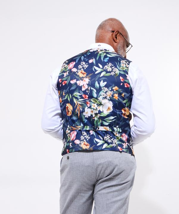 Actual product image Joe Browns Herringbone Linen Blend Waistcoat (60)