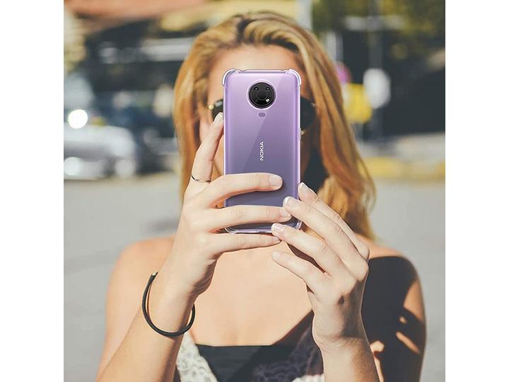 Actual product image Screenguard Nokia G20 Cover Crystal Soft Airbag Bumper (Nokia G20)