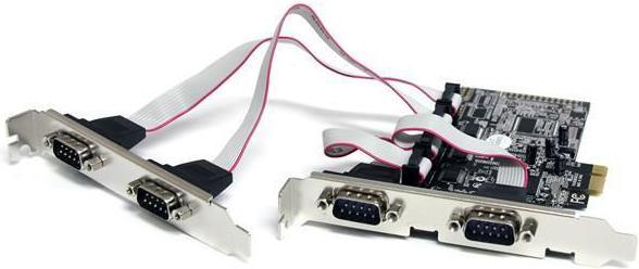 Image du produit StarTech Carte d'interface 4 ports série RS232 PCI Express