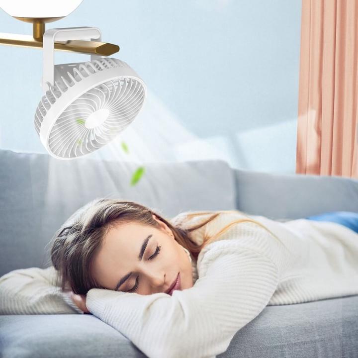 Actual product image Cover-Discount Mini Portable Table Fan Black (50 dB)