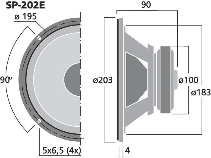 Actual product image Monacor SP-202E (1 pcs.)