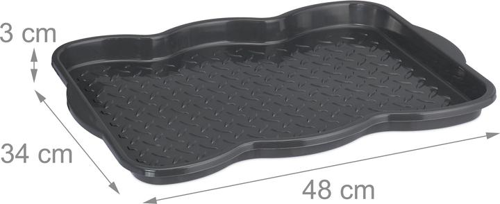 Actual product image Relaxdays Shoe drip tray (48 x 34 x 3 cm)