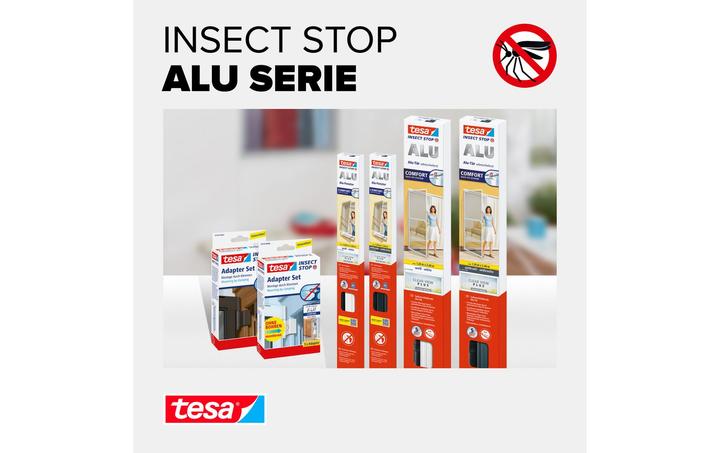 Actual product image tesa Insect screen Alu COMFORT for doors, insect screen (100 x 220 cm)