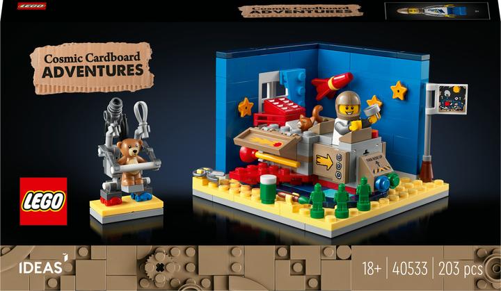Image du produit LEGO Ideas Abenteuer im Astronauten-Kinderzimmer 40533 (40533, LEGO Ideas)