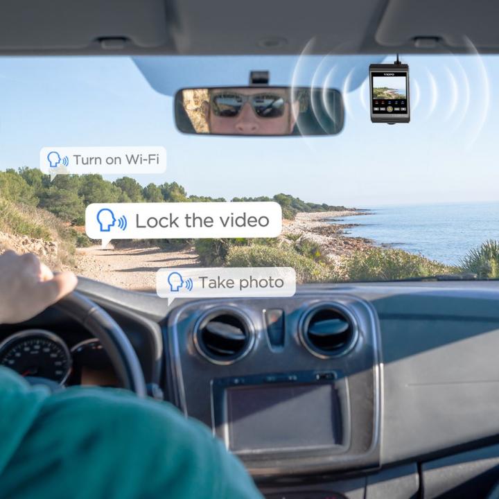 Produktbild Viofo A229 Plus 2CH - Dual dashcam (Eingebautes Mikrofon, GPS-Empfänger, Eingebautes Display, Bluetooth, Beschleunigungssensor, Nachtsicht, 2K)