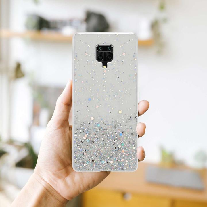 Actual product image Cadorabo Bumper Case for Xiaomi RedMi NOTE 9 PRO / NOTE 9S TPU funkelnder Glitter (Xiaomi Redmi Note 9 Pro, Xiaomi Redmi Note 9S)