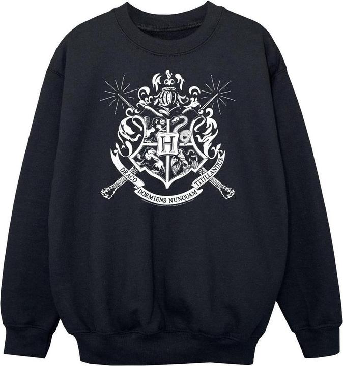 Immagine prodotto Felpa con bacchette con stemma di Hogwarts per ragazzi (152, 158)