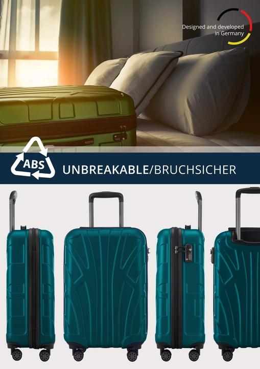 Image du produit Suitline Handgepäck Hartschalen-Koffer (34 l, Bagage à main (jusqu'à 50l))