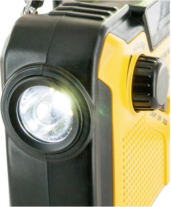 Produktbild Schwaiger Solar-Kurbelradio mit LED Leuchte (FM, AM)