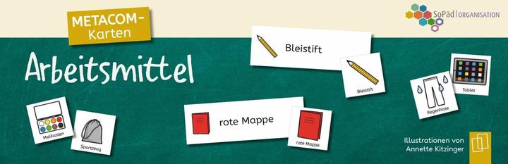 Produktbild METACOM-Karten: Arbeitsmittel (Deutsch, Annette Kitzinger, 2024)