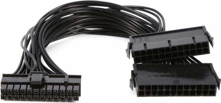 Produktbild PowerGuard ATX 24-Pin Dual PSU Power Supply Kabel Adapter