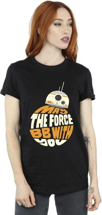 Immagine prodotto Star Wars May The Force BB8 Maglietta Ampia Donna (3XL)