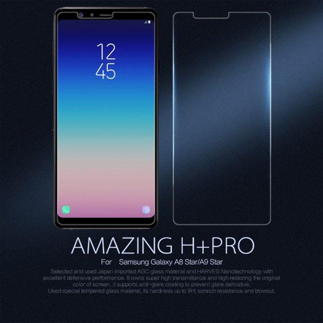 Actual product image Nillkin H+ PRO protective glass (1 Piece, Samsung Galaxy A8, Samsung Galaxy A9)