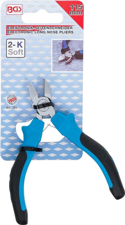 Actual product image BGS Electronic Diagonal Side Cutter Spring Loaded 115 mm (115 mm)