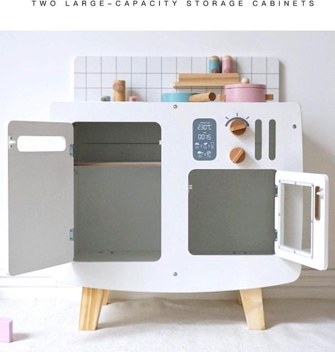 Immagine prodotto Nelaroom Cucina retrò in legno con accessori