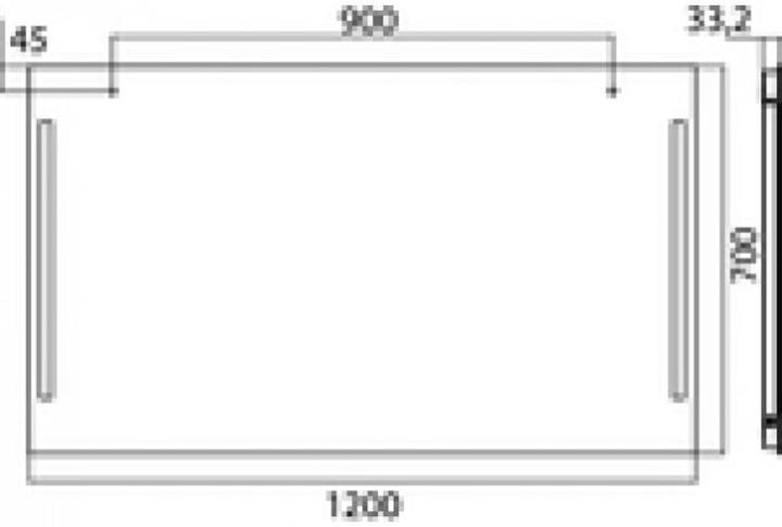Produktbild Emco Lichtspiegel premium, LED-Lichtspiegel premium 1200 x 700 mm
